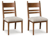 Greddinton Brown Dining Upholstered Side Chair (Set of 2) (Online Special Price) - Ornate Home