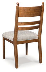 Greddinton Brown Dining Upholstered Side Chair (Set of 2) (Online Special Price) - Ornate Home