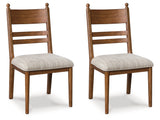 Greddinton Brown Dining Upholstered Side Chair (Set of 2) - Ornate Home