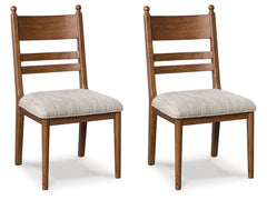 Greddinton Brown Dining Upholstered Side Chair (Set of 2) - Ornate Home