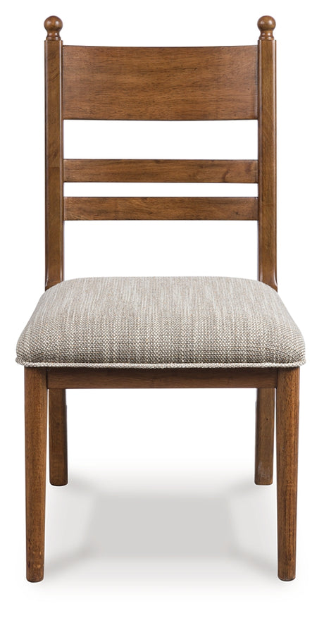 Greddinton Brown Upholstered Dining Chair - Ornate Home