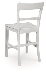 Greddinton Brown/White Counter Height Dining Table and 4 Barstools (Online Special Price) - Ornate Home