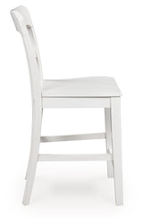 Greddinton Brown/White Counter Height Dining Table and 6 Barstools (Online Special Price) - Ornate Home