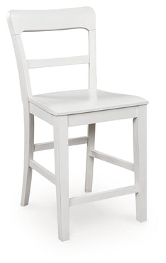 Greddinton Brown/White Counter Height Dining Table and 6 Barstools - Ornate Home