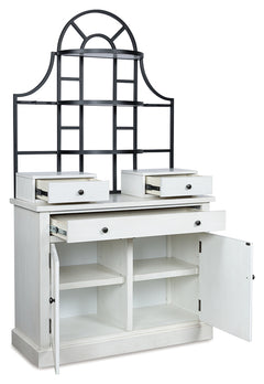 Greddinton White Baker's Rack - Ornate Home