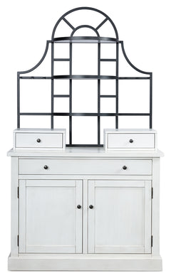 Greddinton White Baker's Rack - Ornate Home