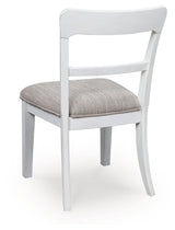 Greddinton White Dining Table and 6 Chairs - Ornate Home