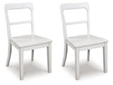 Greddinton White Dining Upholstered Side Chair (Set of 2) (Online Special Price) - Ornate Home