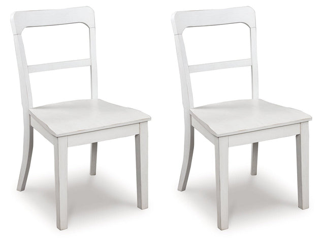 Greddinton White Dining Upholstered Side Chair (Set of 2) (Online Special Price) - Ornate Home