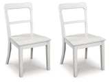 Greddinton White Dining Upholstered Side Chair (Set of 2) - Ornate Home