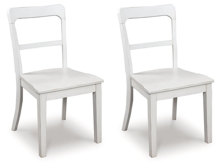Greddinton White Dining Upholstered Side Chair (Set of 2) - Ornate Home