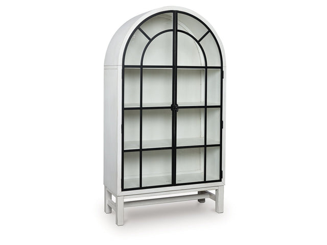 Greddinton White Display Cabinet (Online Special Price) - Ornate Home