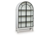 Greddinton White Display Cabinet - Ornate Home