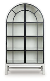 Greddinton White Display Cabinet - Ornate Home