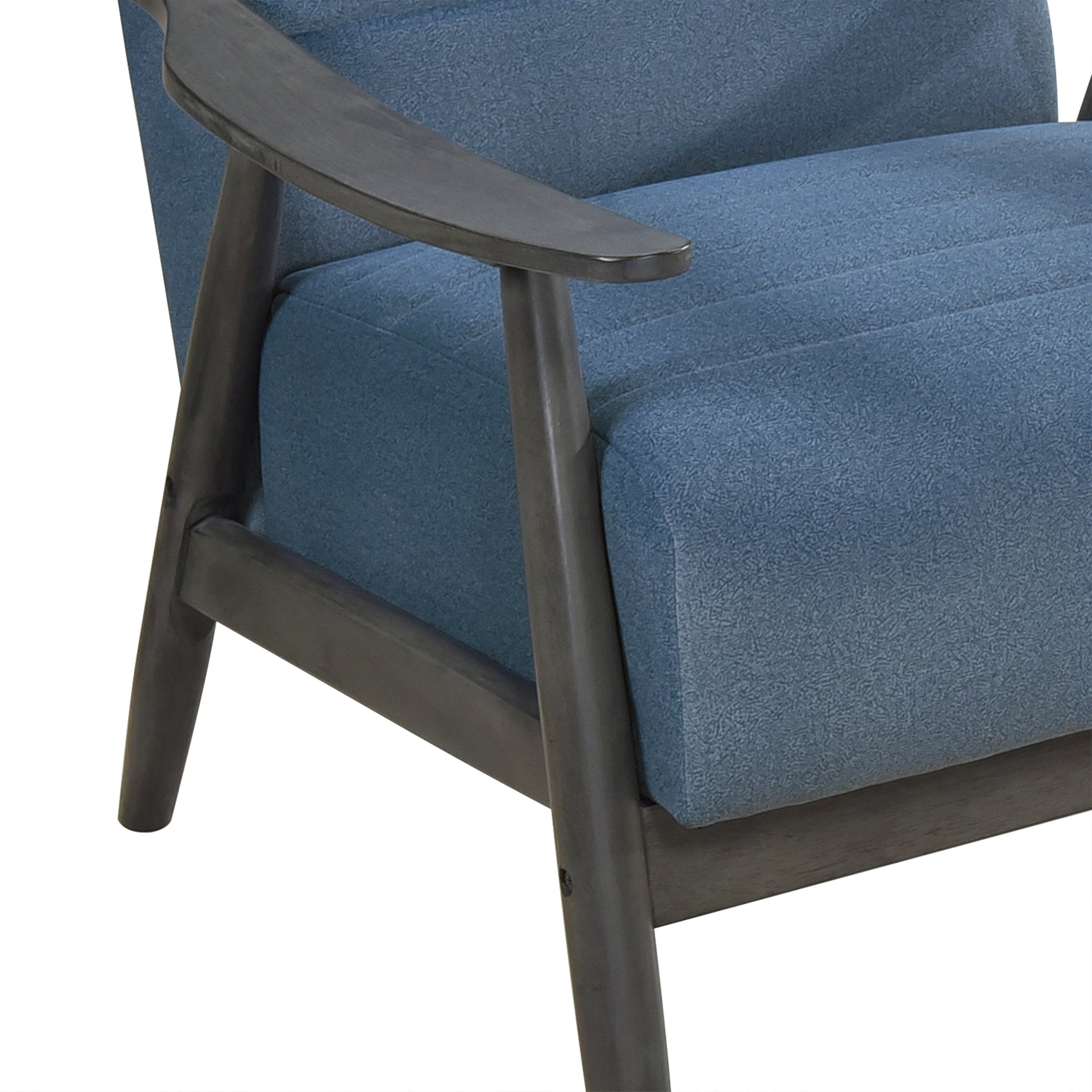 Greeley Blue Velvet Accent Chair - Ornate Home