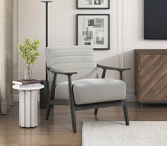 Greeley Pearl Velvet Accent Chair - Ornate Home