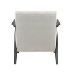 Greeley Pearl Velvet Accent Chair - Ornate Home