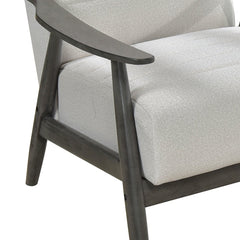 Greeley Pearl Velvet Accent Chair - Ornate Home