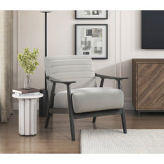 Greeley Pearl Velvet Accent Chair - Ornate Home