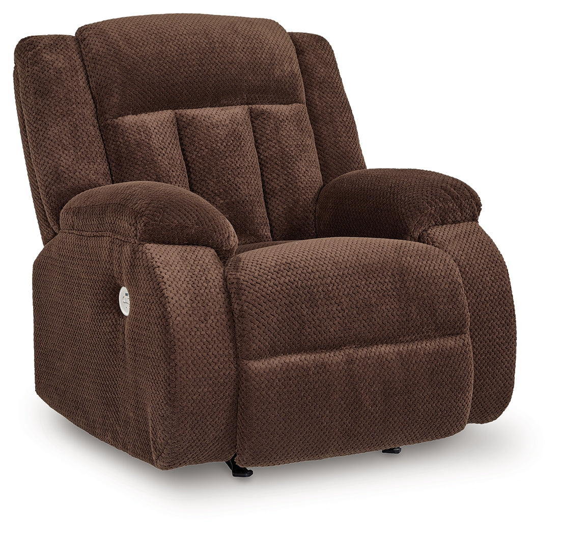 Greely Bend Chocolate-Power Recliner - Ornate Home