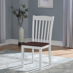 Green Leigh White Side Chair (Set of 2) - Ornate Home