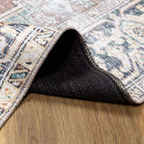 Green Nisa Tumble Dry Washable Rug - Ornate Home