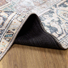 Green Nisa Tumble Dry Washable Rug - Ornate Home