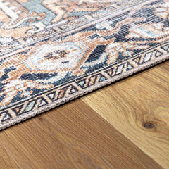 Green Nisa Tumble Dry Washable Rug - Ornate Home