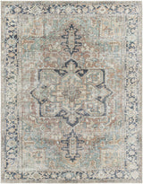 Green Nisa Vintage Washable Area Rug - Ornate Home