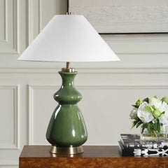 Green Thumb Green Table Lamp - Ornate Home