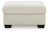 Greenbriar Ivory Ottoman (Online Special Price) - Ornate Home