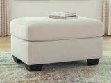 Greenbriar Ivory Ottoman - Ornate Home