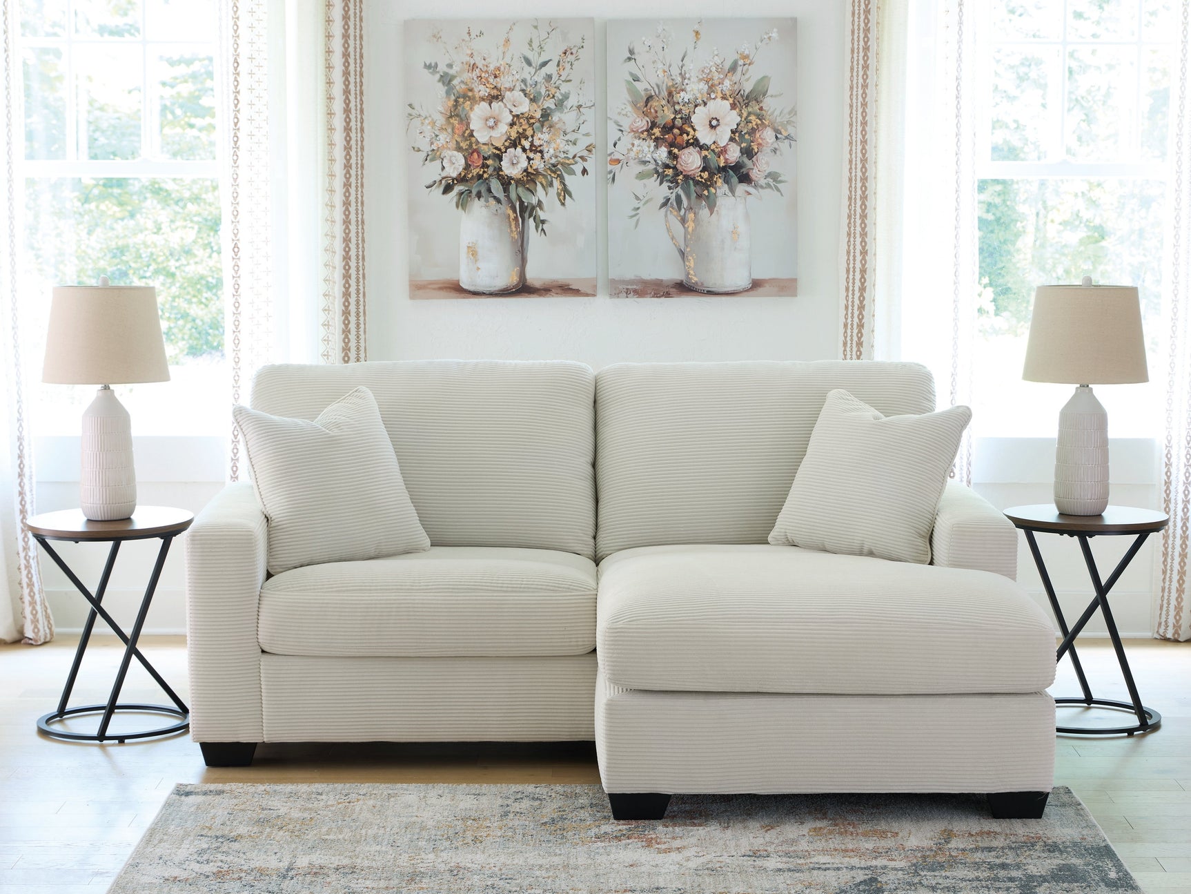 Greenbriar Ivory Sofa Chaise (Online Special Price) - Ornate Home