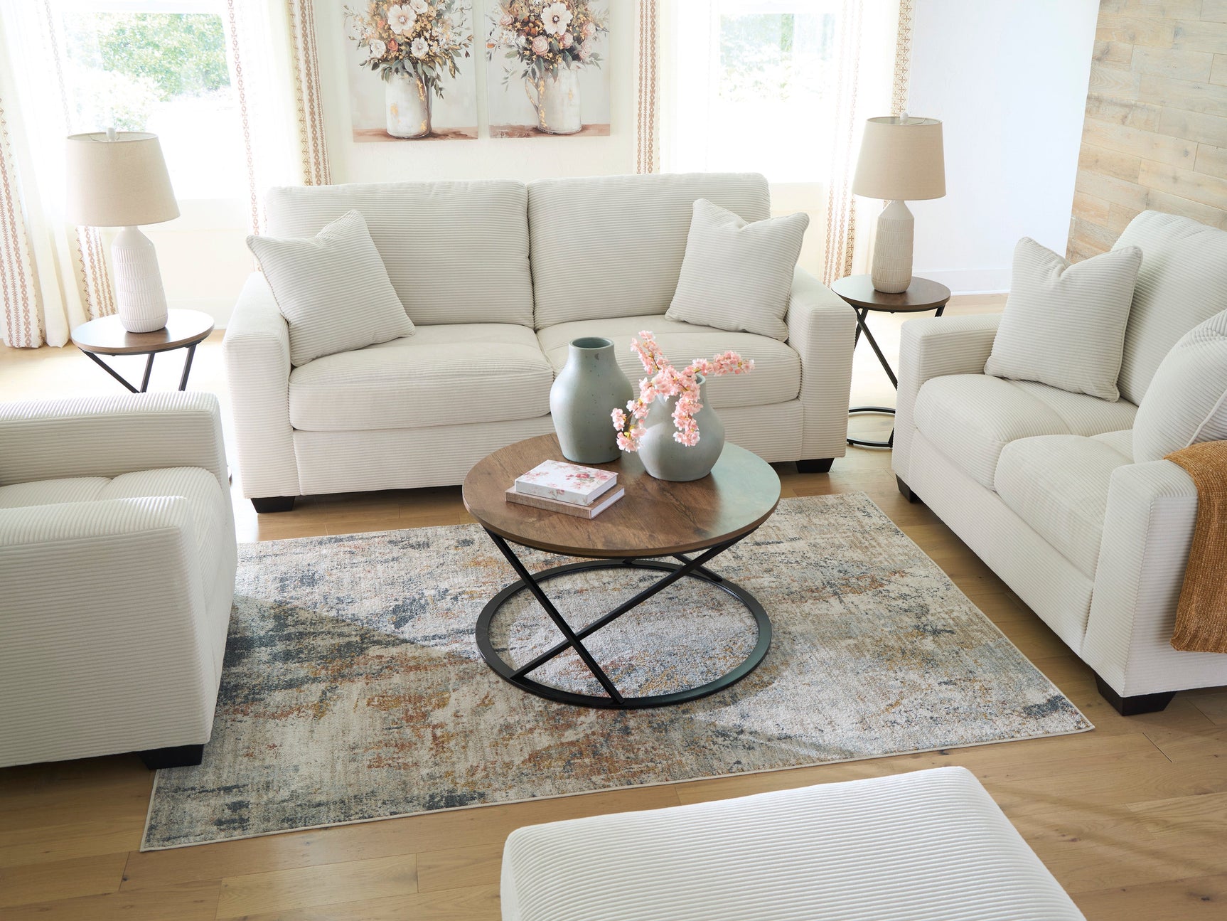 Greenbriar Ivory Sofa (Online Special Price) - Ornate Home