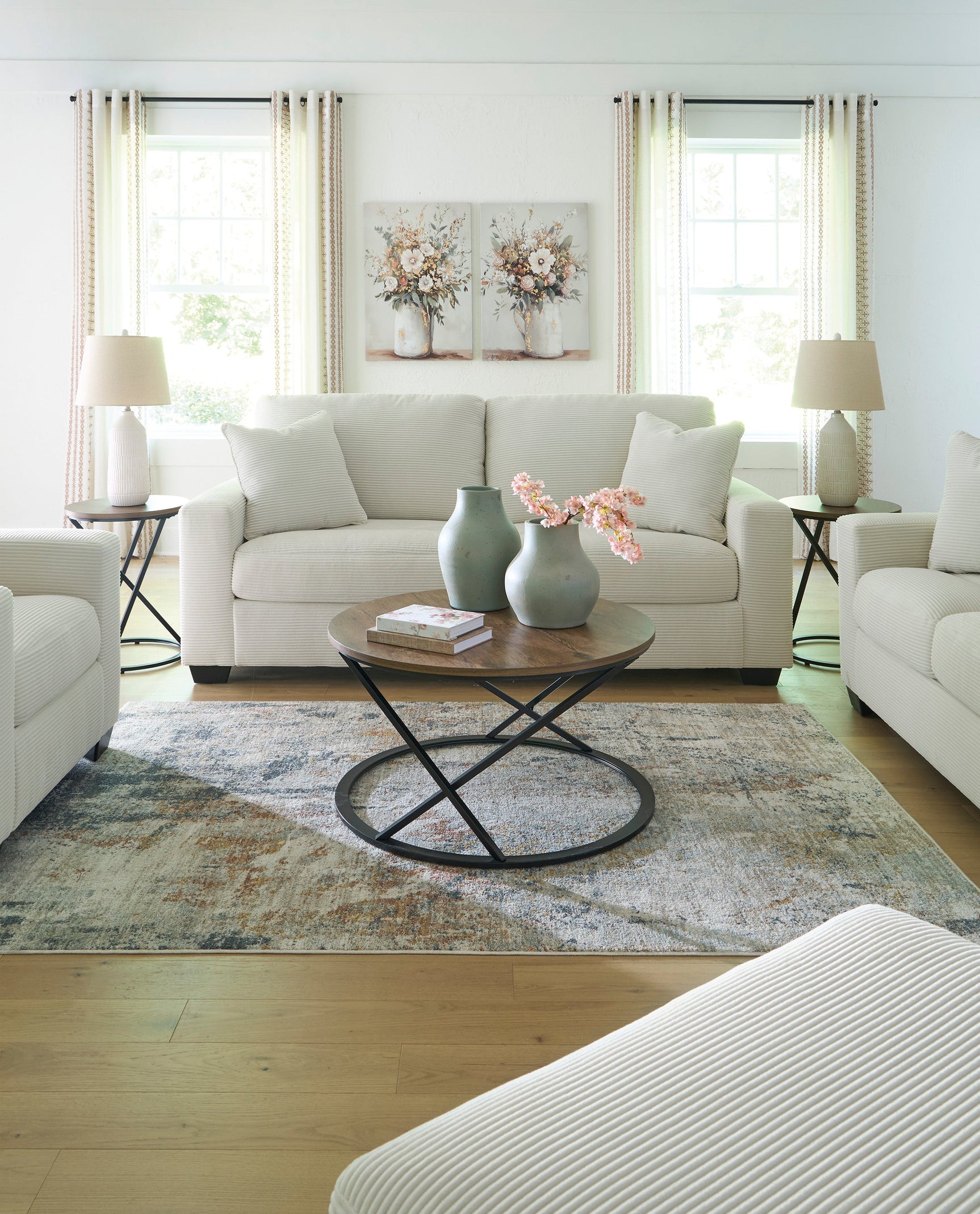 Greenbriar Ivory Sofa (Online Special Price) - Ornate Home