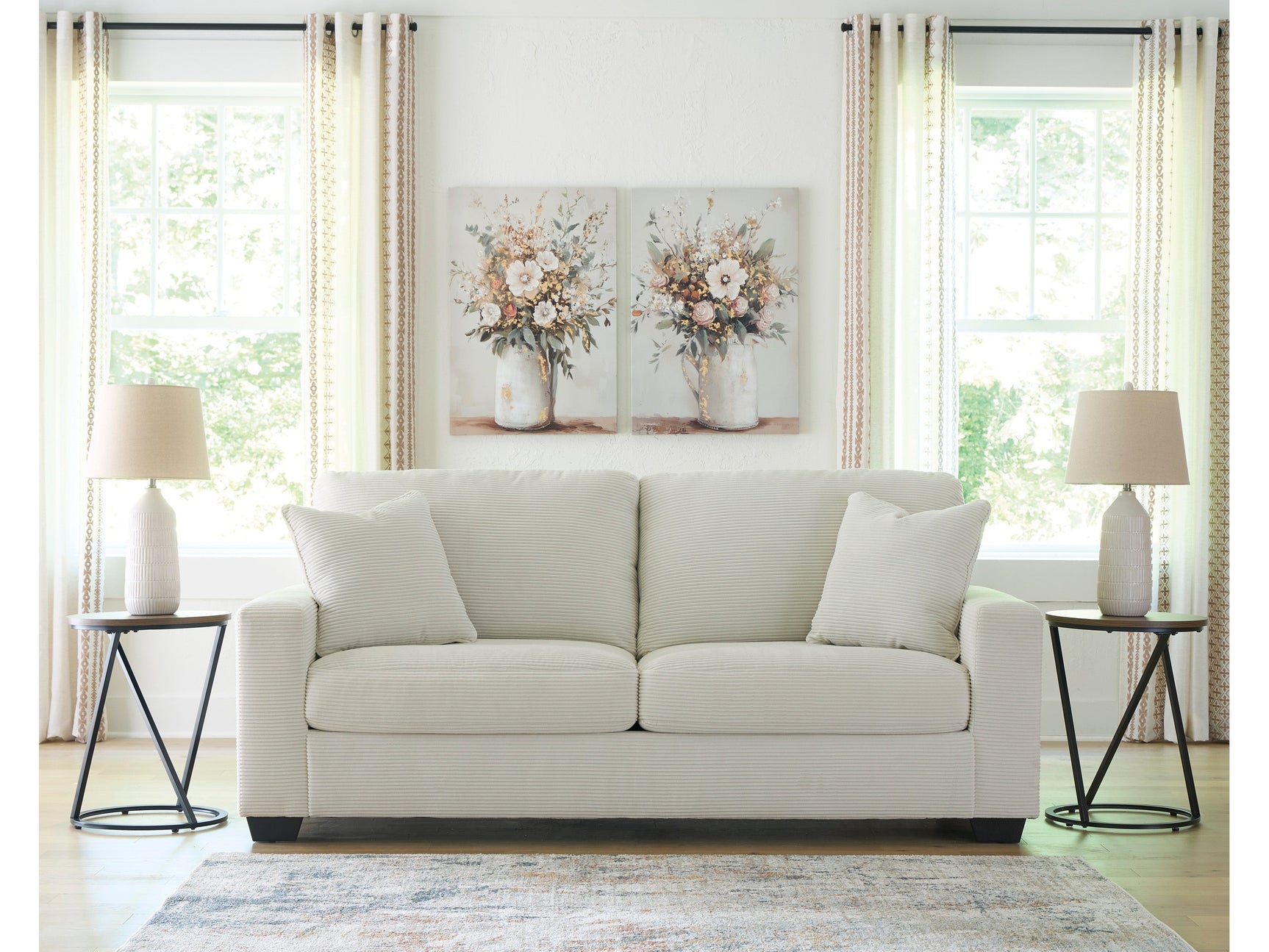 Greenbriar Ivory Sofa - Ornate Home