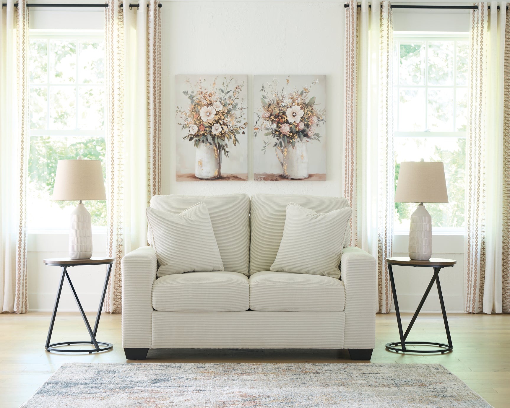 Greenbriar Ivory Sofa and Loveseat (Online Special Price) - Ornate Home