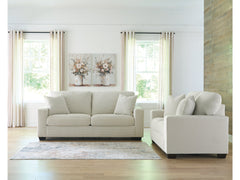 Greenbriar Ivory Sofa and Loveseat - Ornate Home