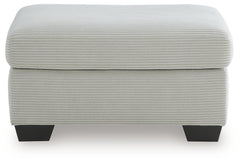 Greenbriar Smoke Ottoman - Ornate Home