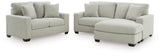 Greenbriar Smoke Sofa Chaise and Loveseat - Ornate Home