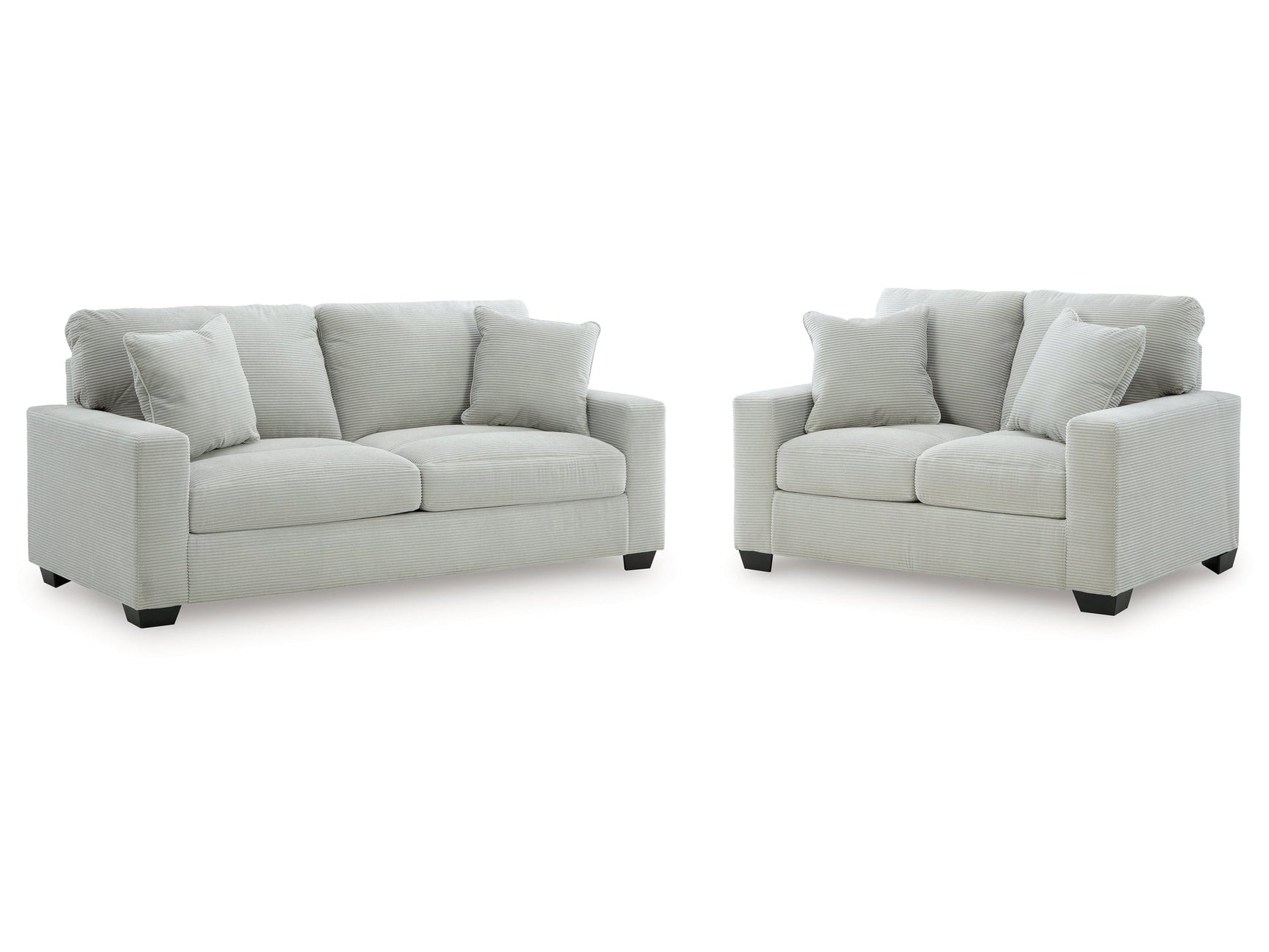 Greenbriar Smoke Sofa and Loveseat (Online Special Price) - Ornate Home