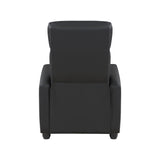 Greenfield Black Reclining Chair - Ornate Home