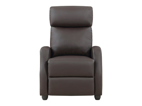 Greenfield Brown Reclining Chair - Ornate Home