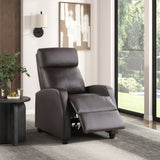 Greenfield Brown Reclining Chair - Ornate Home