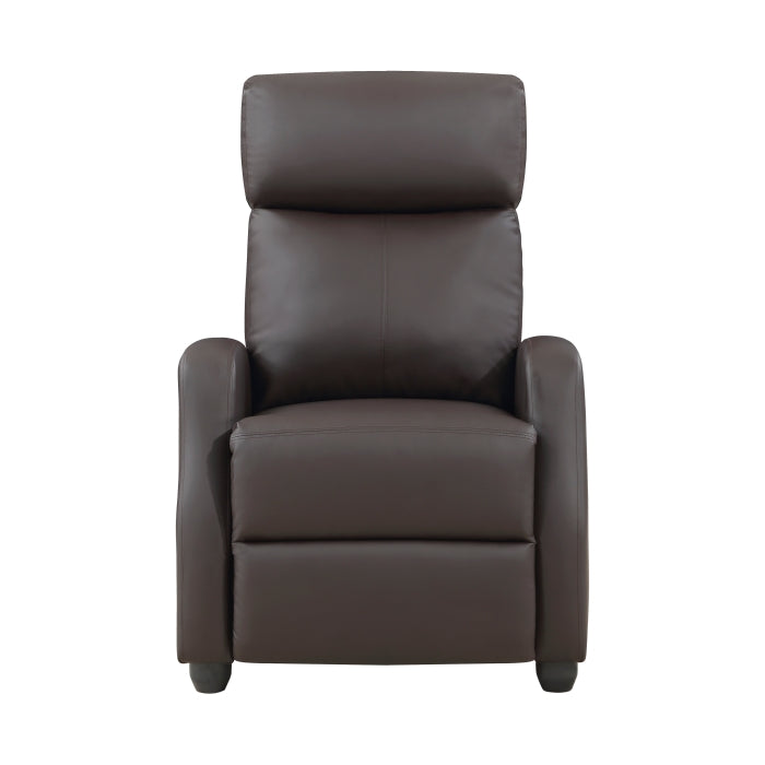 Greenfield Brown Reclining Chair - Ornate Home