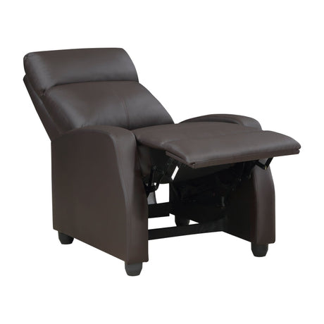 Greenfield Brown Reclining Chair - Ornate Home