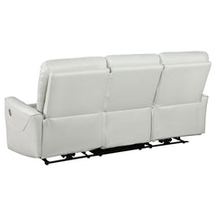 Greenfield Ivory 2-piece Power Reclining Sofa Set - Ornate Home