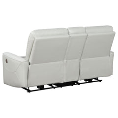 Greenfield Ivory 2-piece Power Reclining Sofa Set - Ornate Home