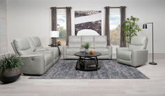 Greenfield Ivory 3-piece Power Reclining Sofa Set - Ornate Home