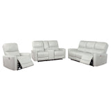 Greenfield Ivory 3-piece Power Reclining Sofa Set - Ornate Home